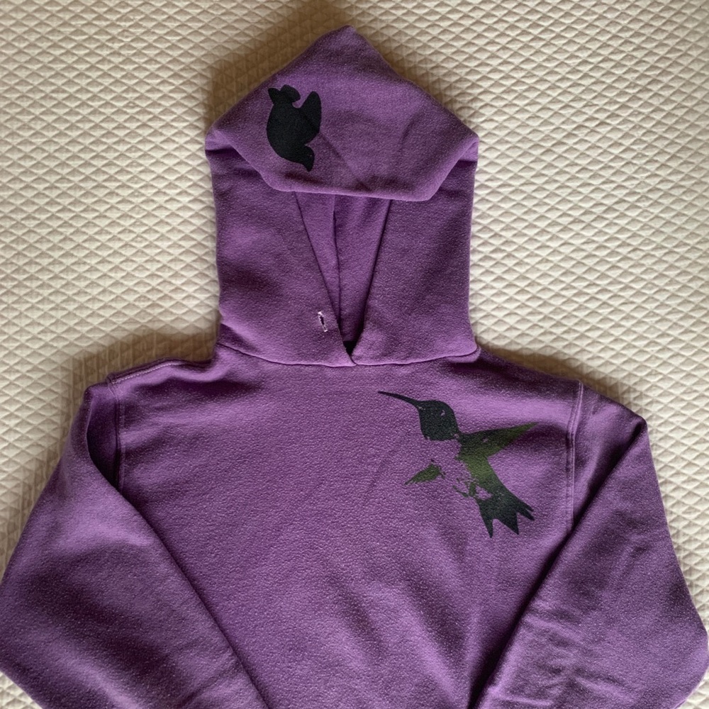 Purple Free City Vintage Sweatshirt